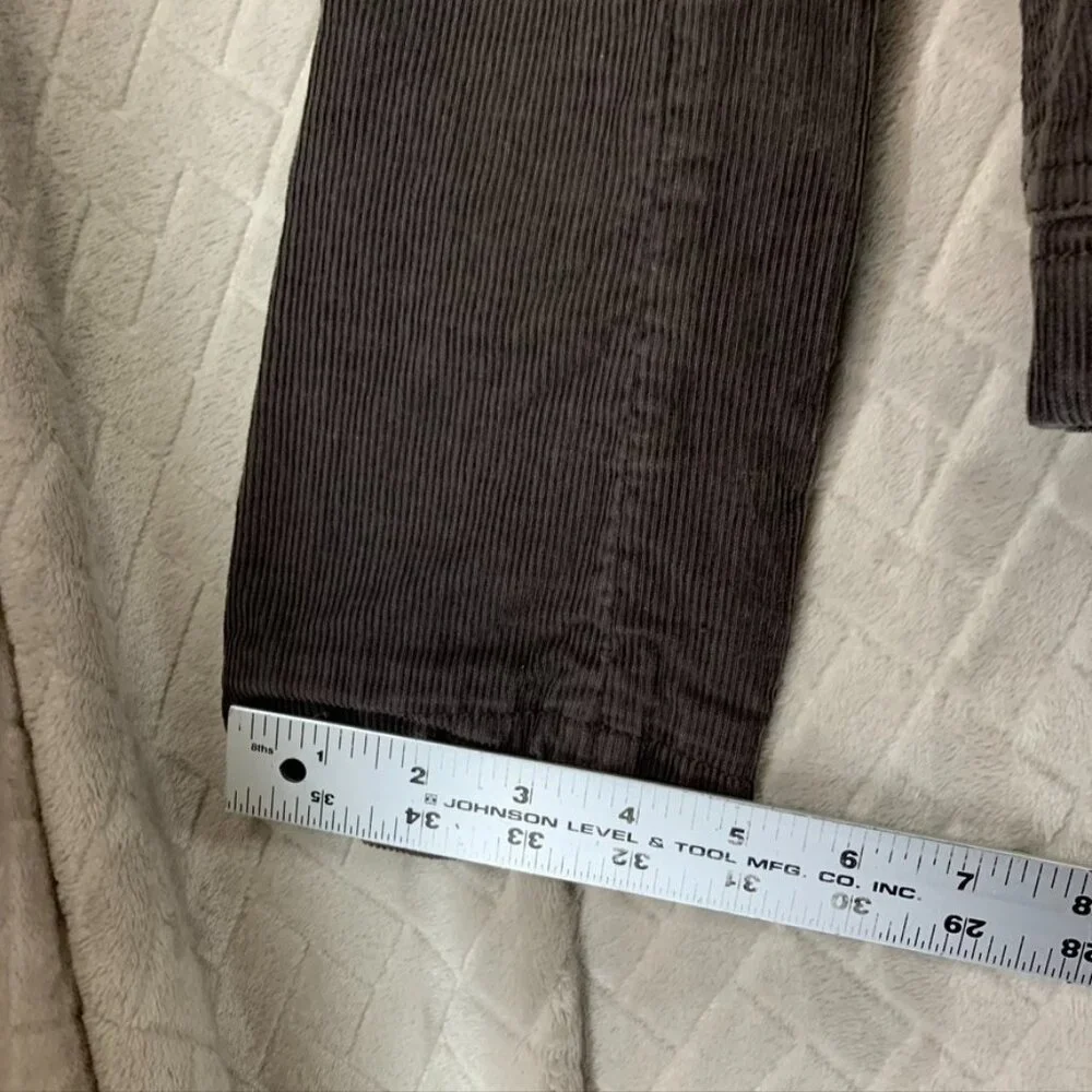J Crew Womens 6 Corduroy Blazer Jacket Dark Brown Button Front 100% Cotton - Picture 10 of 15